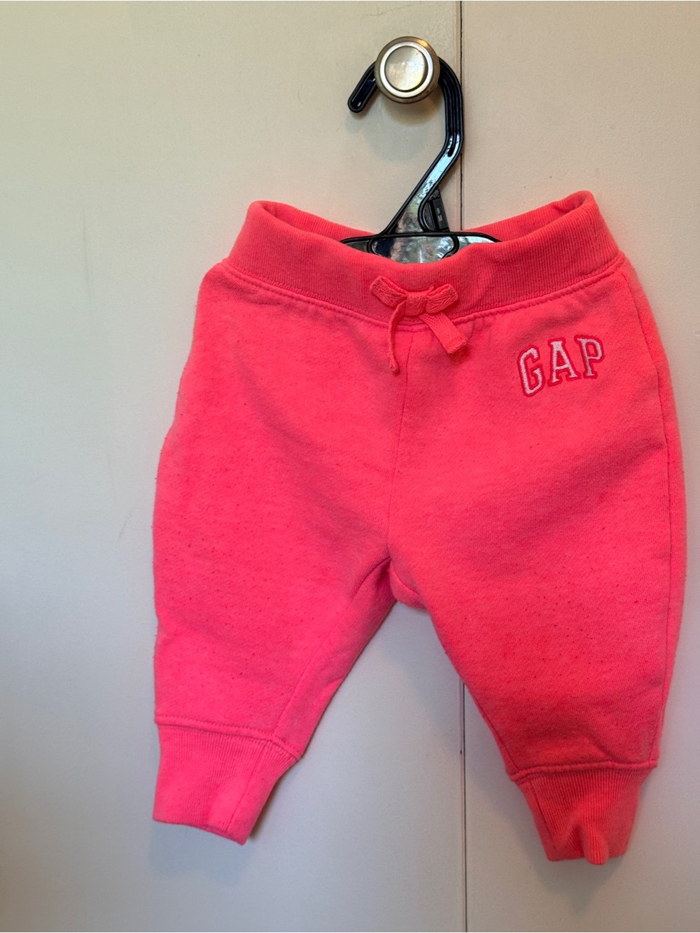 GAP Coral Pink Fleece Jogger Pants